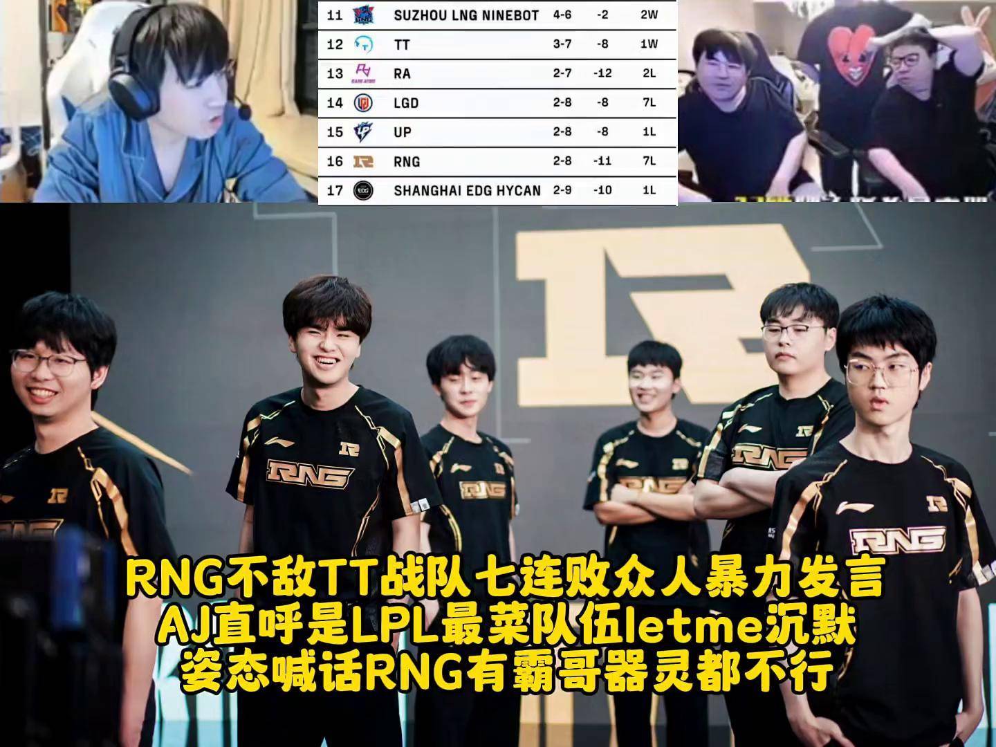 Scout遭遇七连败，RNG教练面临压力！(怪盗基德最尴尬的一集)